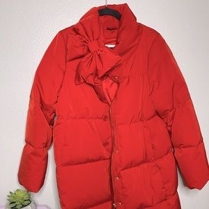 Kate Spade Red Puffer with Bow XL